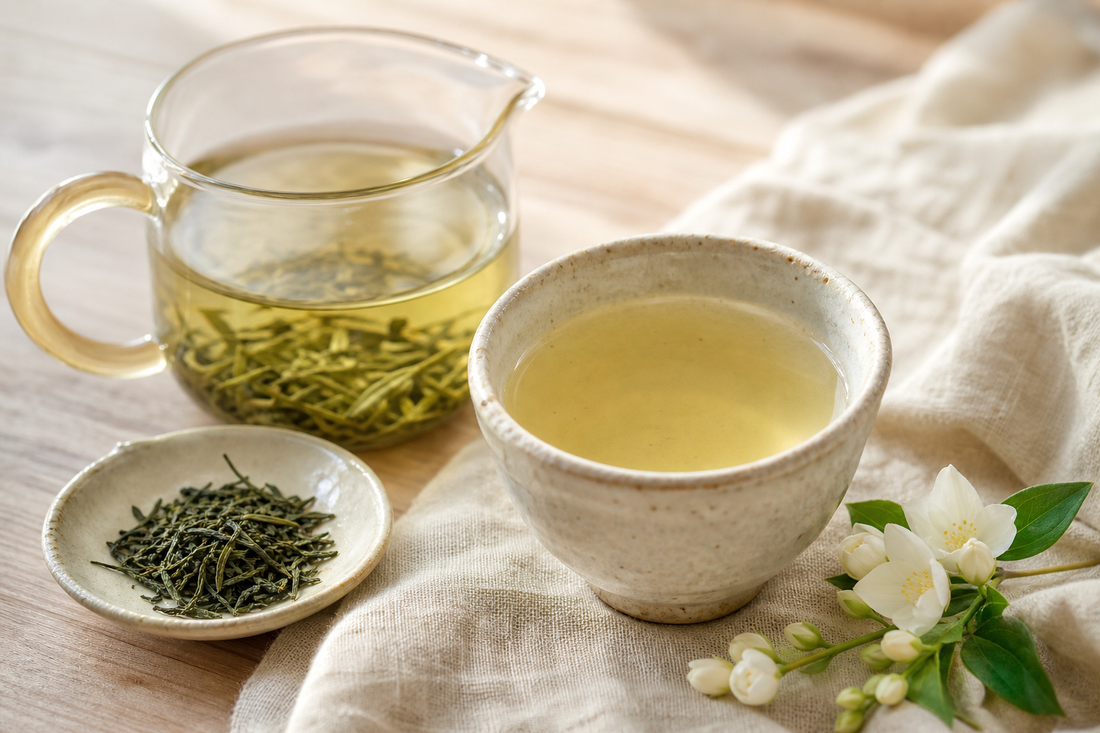茉莉綠茶怎麼泡？80°C、水量與浸泡時間