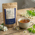 Moon Calm – Caffeine-Free Herbal Tea Blend for Restful Evenings
