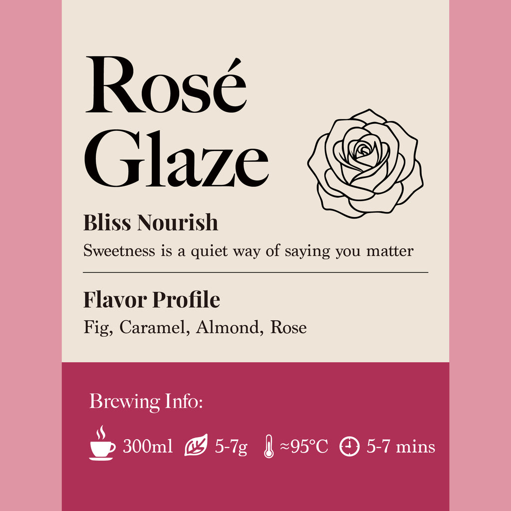Rosé Glaze – Fig & Almond Herbal Infusion with Rose Petals